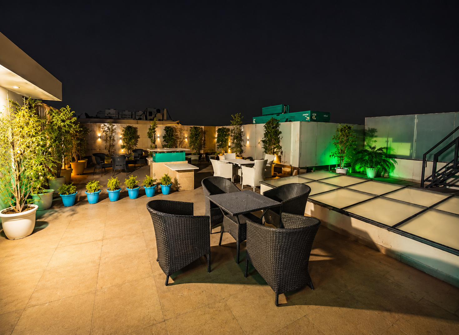 hotel outdoor area